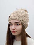 Шапка R MOUNTAIN арт. ICE 8179 (бежевый)